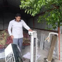 نصب اسپلیت سرویس کولر  لاین و برق  منوجان