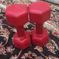 دمبل ده ،هشت و نیم و پنج کیلویی