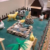 ماکت کلبه روستایی دست ساز وخاص