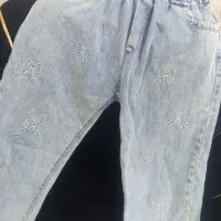 شلوار لی دخترانه دوعدد