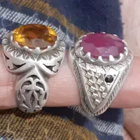 پنج عدد انگشتر جواهری گرمی۵۰۰