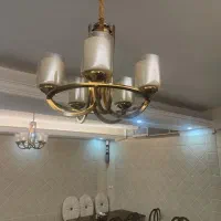 لوستر فلزی  ۵ عدد صحیح و سالم ۵ شاخه