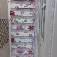 پرده زبرا در تراس