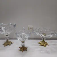 کریستال پایه برنجی