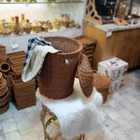 سبد حصیری بزرگ