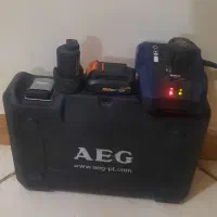 شارژر و باطری دریل شارژی aeg اصلی