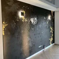 نقاشی ساختمان . کناف . میکرو سمنت . کاغذ دیواری