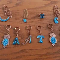 انگشتر، جا سویچی و گردندبند های فیروزه کوبی