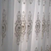 پرده ۳×۳ دو لای حریر شاین