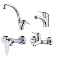 ست شیرآلات شیر حمام توالت روشویی ظرفشویی