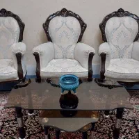 میز جلو مبلی با عسلی ، صندلی گردان