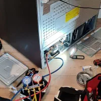 تعمیریخچال وفریزر شارژ گاز صنعتی خانگی ساید