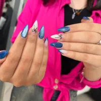 کاشت ناخن با پودر و ژل