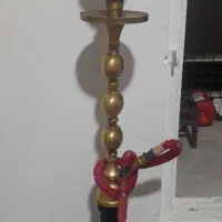 قلیان تنه برنجی 3 کپه تو پر