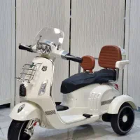 ماشین/موتور شارژی وسپا دونفره واقعی 36ماهه چک بده