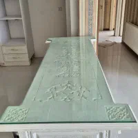 صفحه روی جزیره با شیشه (بدون کابینت)