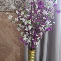 گل با گلدان