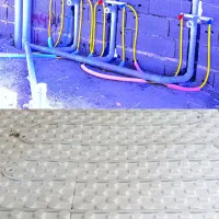 لوله کشی اب وفاضلاب پکیج گرمایش ازکف شیرآلات توکار