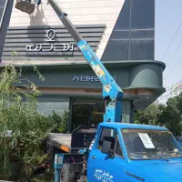 اجاره نیسان جرثقیل با سبد بالابر. ارتفاع ۱۵ متر