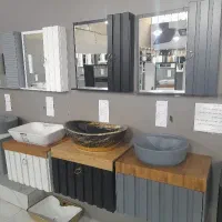 روشویی کابینتی با کیفیت ضد آب آینه باکس