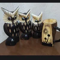 دِکوری چوبی (۴ تاش با هم)