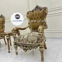 مبل کلاسیک مدل خاطره+ورق طلا