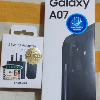 گوشی سامسونگ A07 -64 با آداپتور اصلی مشکی