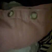 پرده پانچ صورتی روشن