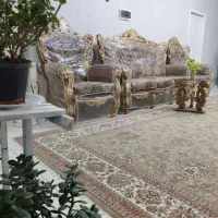 مبل سلطنتی هفت نفره سالم در حد نو