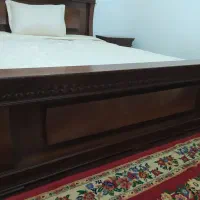 سرویس خواب همراه با تشک چوب راش