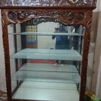 ویترین چهار طبقه باچوب گردو