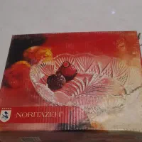 2 دو عدد میوه خوری کریستال