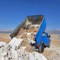 حمل نخاله با نیسان کمپرسی