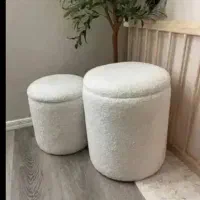 پاف پاف های تک نفره صندلی تک نفره عسلی پارچه ای