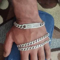 دستبند و گردنبند نقره