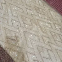 پارچه مجلسی شیری بژ