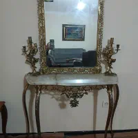 آینه شمعدان برنز