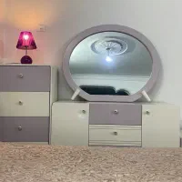 دراور و اینه و تخت دونفره
