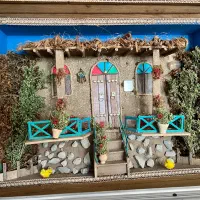 قاب سه بعدی خانه روستایی بسیار سنتی و زیبا