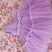 دوعدد لباس توری بچه گانه