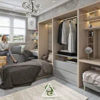 ساخت کابینت و کمد دیواری ودرب اتاق