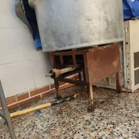 دیگ نذری و فر گاز