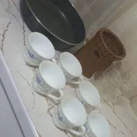 ظرف و ظروف آشپزخانه،فنجون ،پارچ اب، جا قاشقی