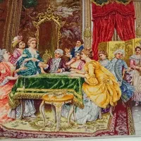 تابلوفرش دستبافت گل ابریشم