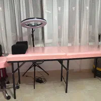 تخت مژه همراه با صندلی