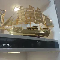 کشتی طلایی دکوری