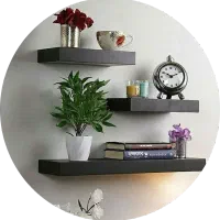 شلف دیواری رنگ هیبریدی