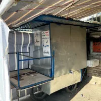 فروش چرخ چایی با وسایل کامل