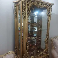 ویترین بوفه ورق طلا