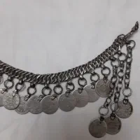 گردنبند نقره سکه